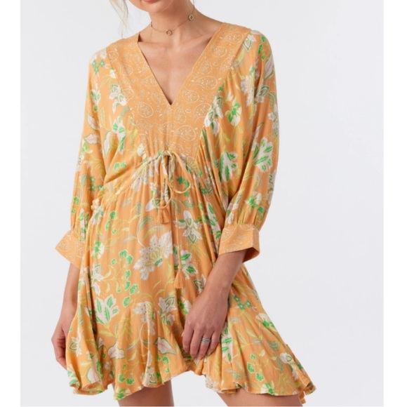 O’Neill Floral V-Neck Dress - Picture 1 of 4